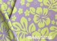 Progettazione riciclata del fiore tricottata filo di ordito della stampa di schermo di Elastane del tessuto dello Swimwear poli