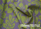 Le progettazioni floreali hanno riciclato il tessuto su misura tessuto di Lycra tricottano tricottare del filo di ordito