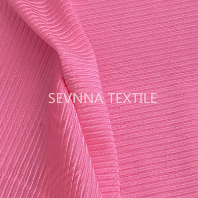 Rosa di Sustainbale Rib Recycled Polyester Swimwear Fabric 210gsm