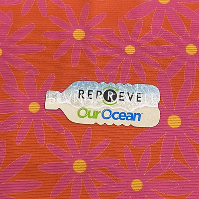 Larghezza amichevole 320gsm di Eco Rib Recycled Swimwear Fabric 125cm