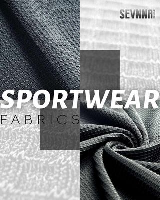 Larghezza 160cm Proteggere UV 50+ tessuti da corsa con poliestere riciclato per abbigliamento da corsa ad alte prestazioni