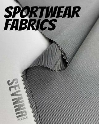 Tessuto per reggiseno sportivo da 175 gsm con Spandex deodorante e certificazione GRS per il massimo comfort