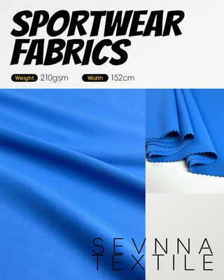 Tessuto da bicicletta ad alte prestazioni con larghezza 152 cm e composizione in nylon + spandex al 72% per l'attrezzatura da bicicletta