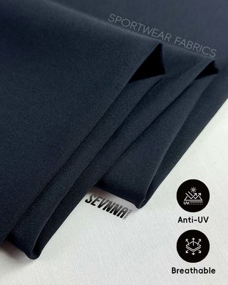 Tessuto personalizzabile per reggiseno sportivo, larghezza 150 cm, misto nylon riciclato e spandex per abbigliamento sportivo