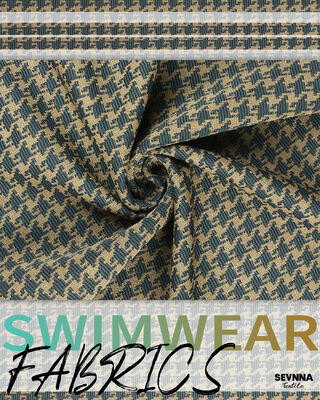 Tessuto da bagno a texture di asciugatura rapida con peso di 370 grammi e larghezza di 135 cm per costumi da bagno ad alte prestazioni