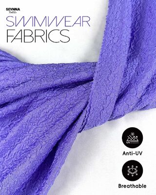 86% Nylon Riciclato UPF 50+ Tessuto da Nuoto Testurizzato da 245 g/m² per Costumi da Bagno e Abbigliamento Sportivo ad Alte Prestazioni