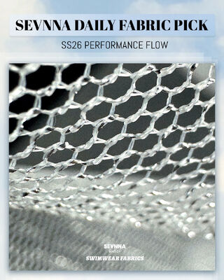 Tessuto per costumi da bagno ecologico con resistenza al cloro, elasticità bidirezionale e asciugatura rapida per costumi da bagno sostenibili