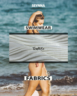 Indumenti da bagno ecologici Tessuto estensibile riciclato progettato per un comfort e prestazioni duraturi in costumi da bagno e abiti da sport