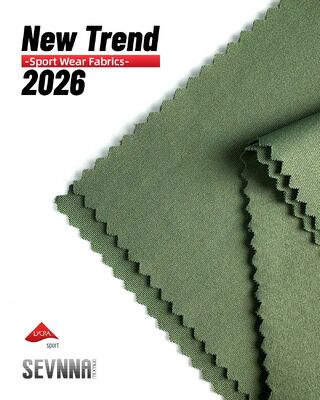 Plain Pattern Recycled Lycra Fabric with Anti Microbial SPF50 and Breathable for Comfortable Outdoor Sportswear