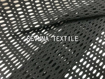 Il materiale dell'elastam del poliestere degli abiti sportivi l'abito di plastica riciclato che di modo della maglia della rete di sport dei filati della bottiglia dissimula