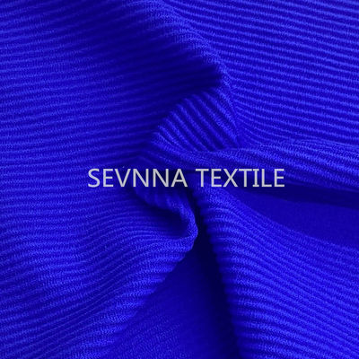 Costume da bagno riciclato di solidità del colore dello Swimwear di Eco alto del tessuto costolato del nylon