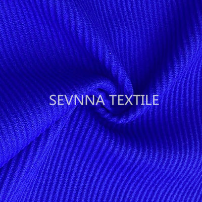 Costume da bagno riciclato di solidità del colore dello Swimwear di Eco alto del tessuto costolato del nylon