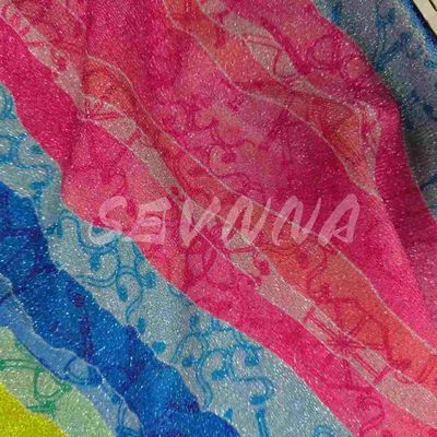 Tessuto a maglia doppia densità morbida in stile Jacquard con fibre riciclate