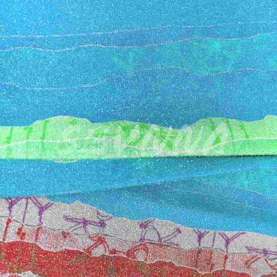 Tessuto a maglia doppia di poliestere riciclato Jacquard morbido per abiti confortevoli e eleganti