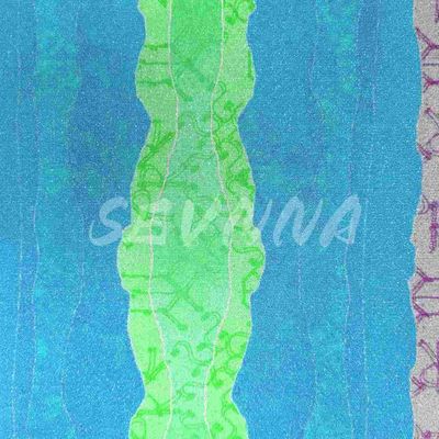 Tessuto a maglia doppia di poliestere riciclato Jacquard morbido per abiti confortevoli e eleganti