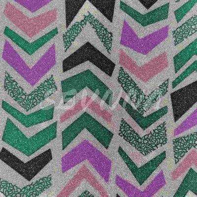 Tessuti a maglia a doppia maglia di Jacquard morbido, riciclati in poliestere, in rotoli di densità confezionati per adulti e bambini