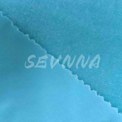 Soft feel tessuto di poliestere riciclato spandex 160cm lunghezza personalizzata colore resistenza 3-4 grado