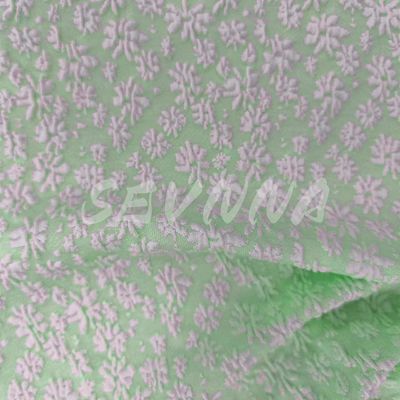 Stoffa di nylon riciclato eco-friendly con costruzione a strisce per abbigliamento sostenibile 120cm