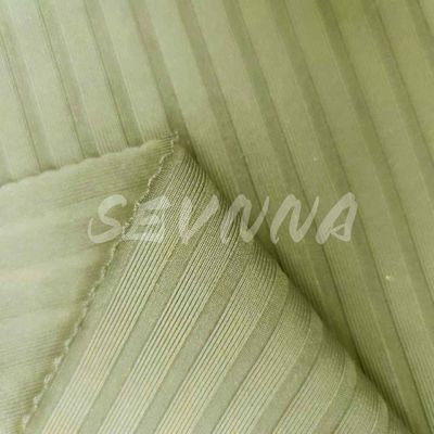 100% tessuto di nylon riciclato costruzione di strisce personalizzabili per abbigliamento sostenibile