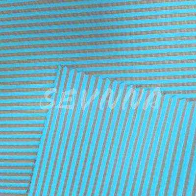 Tissu a maglia doppia Jacquard morbido 240gm Polyester riciclato