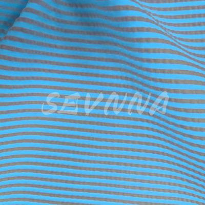 Tissu a maglia doppia Jacquard morbido 240gm Polyester riciclato