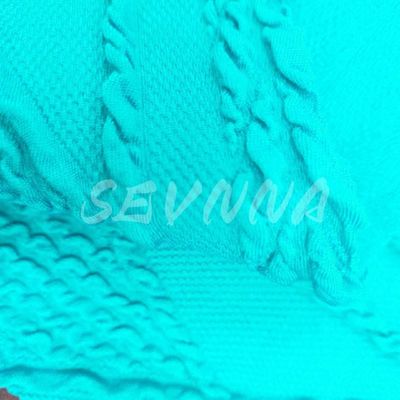 420GSM tessuto a maglia di poliestere riciclato spandex per abbigliamento attivo