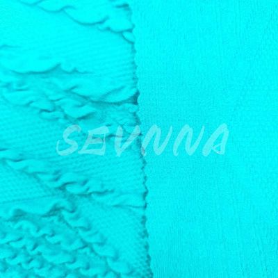 420GSM tessuto a maglia di poliestere riciclato spandex per abbigliamento attivo