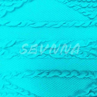 420GSM tessuto a maglia di poliestere riciclato spandex per abbigliamento attivo