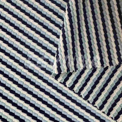 Materiale di tessuto stretchy yoga antiodori 83% poliestere riciclato 17% spandex