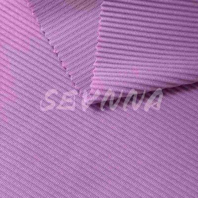 Materiale di tessuto di poliestere spandex per abiti comodi e durevoli