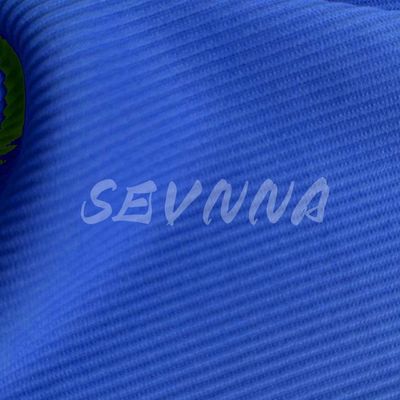 Tessuti di spandex di poliestere blu per i produttori di abbigliamento