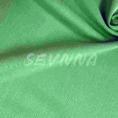 Tessuti di poliestere riciclati di vari colori per abbigliamento ecologico