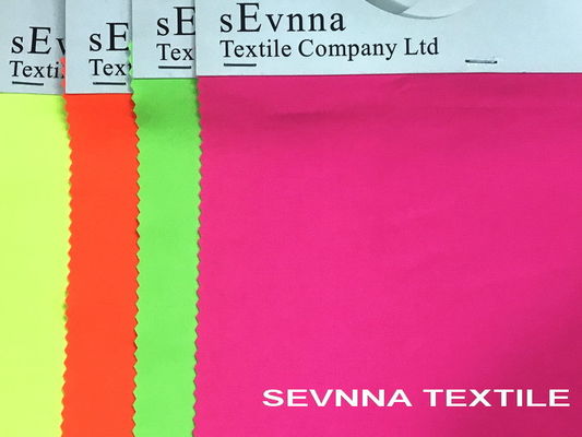Mezzi colori smussati tricottati di Fluo del tessuto di nylon amichevole eco- di Repreve