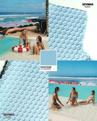 Protezione UV Tissu di Lycra riciclato stampato