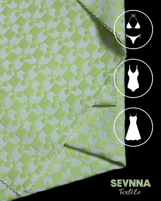 340 gm 92% polietilene riciclato + 8% spandex tessuto di poliestere riciclato RN-2441