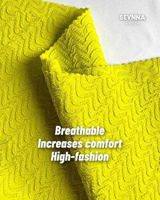 Vai verde con tessuto di poliestere riciclato Eco-friendly 115cm larghezza Maglia circolare