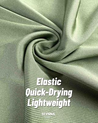 88% di nylon riciclato 12% di spandex tessuto da stretch traspirante per allenamento / fitness