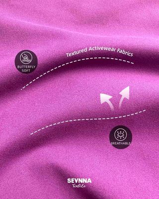142 cm di larghezza Tessuto a maglia doppia per abbigliamento resistente