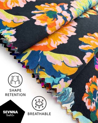 Tessuto a righe in nylon 100% riciclato da 110 g/m² RN-2536