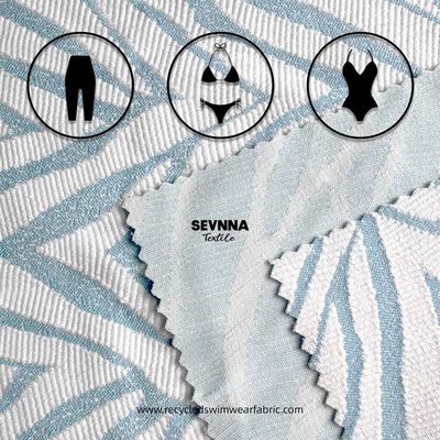 Tessuti a maglia doppia ad alta densità 86% poliestere riciclato 14% spandex