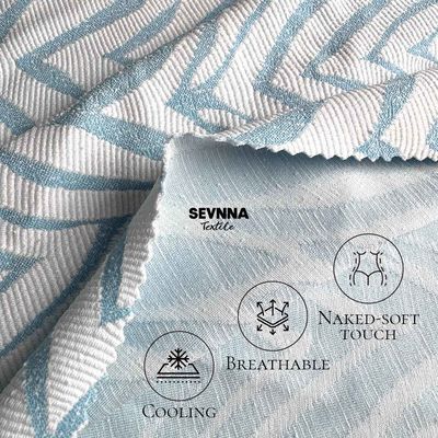 Tessuti a maglia doppia ad alta densità 86% poliestere riciclato 14% spandex