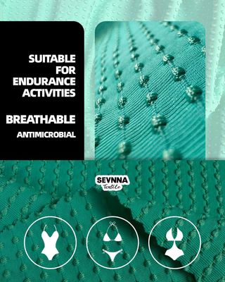 Contenuto di materiale di nylon riciclato ecologico 88% nylon riciclato 12% spandex striscia di costruzione per abbigliamento attivo sostenibile
