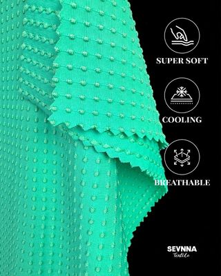 Contenuto di materiale di nylon riciclato ecologico 88% nylon riciclato 12% spandex striscia di costruzione per abbigliamento attivo sostenibile
