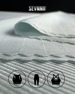 68% COLD Nylon RB 3% Nylon 29% Lycra Materiale Dettagli in tessuto Lycra riciclato per abiti durevoli e confortevoli