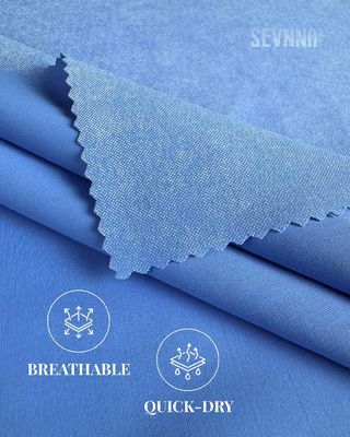 Tessuti di poliestere riciclato ecologici e alla moda per marchi di moda sostenibili