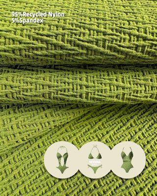 Materiale per costumi da bagno ecologici Alternativa ecologica per la collezione di costumi da bagno