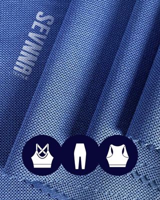 230 gm tessuto di poliestere spandex resistenza al colore 2-5 grado per abbigliamento da performance