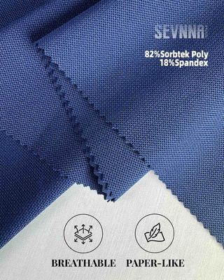 230 gm tessuto di poliestere spandex resistenza al colore 2-5 grado per abbigliamento da performance