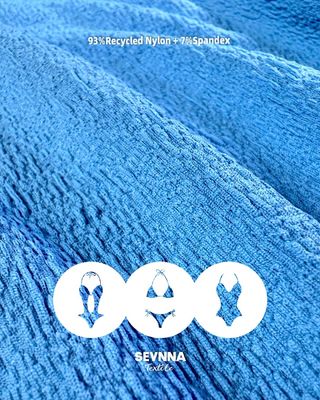 Tessuto per costumi da bagno riciclato solido traspirante ed ecologico per costumi da bagno sostenibili