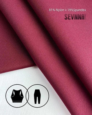 Tessuti funzionali elasticizzati con protezione UV 81% Nylon + 19% Spandex 320gsm